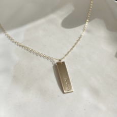 Token (Faire) Token Jewelry - Area Code Necklace - 18", Sterling Silver