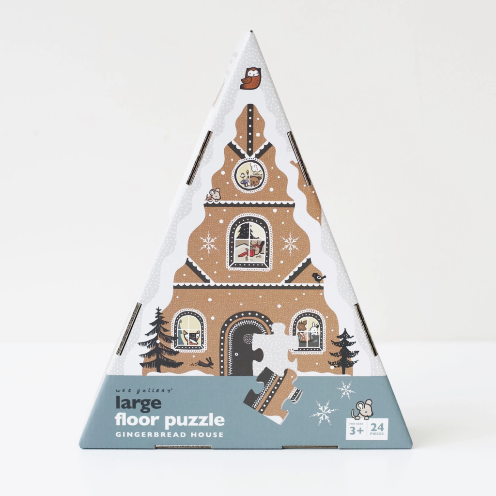 Wee Gallery Gingerbread House Floor Puzzle