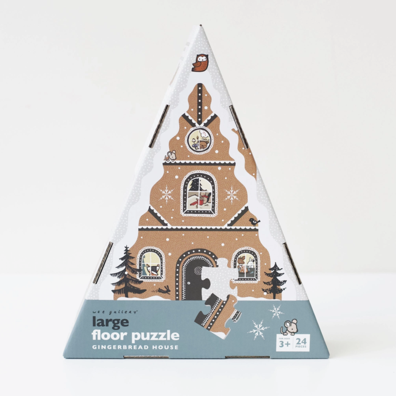 Wee Gallery Gingerbread House Floor Puzzle