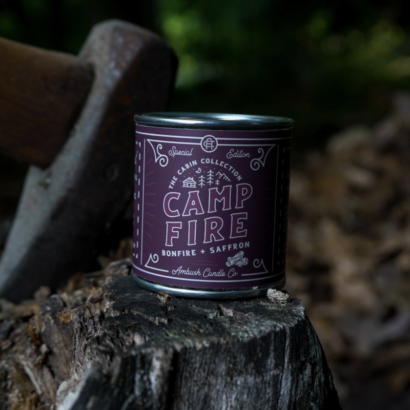 Ambush Candle Co. Campfire - 8 oz. Candle