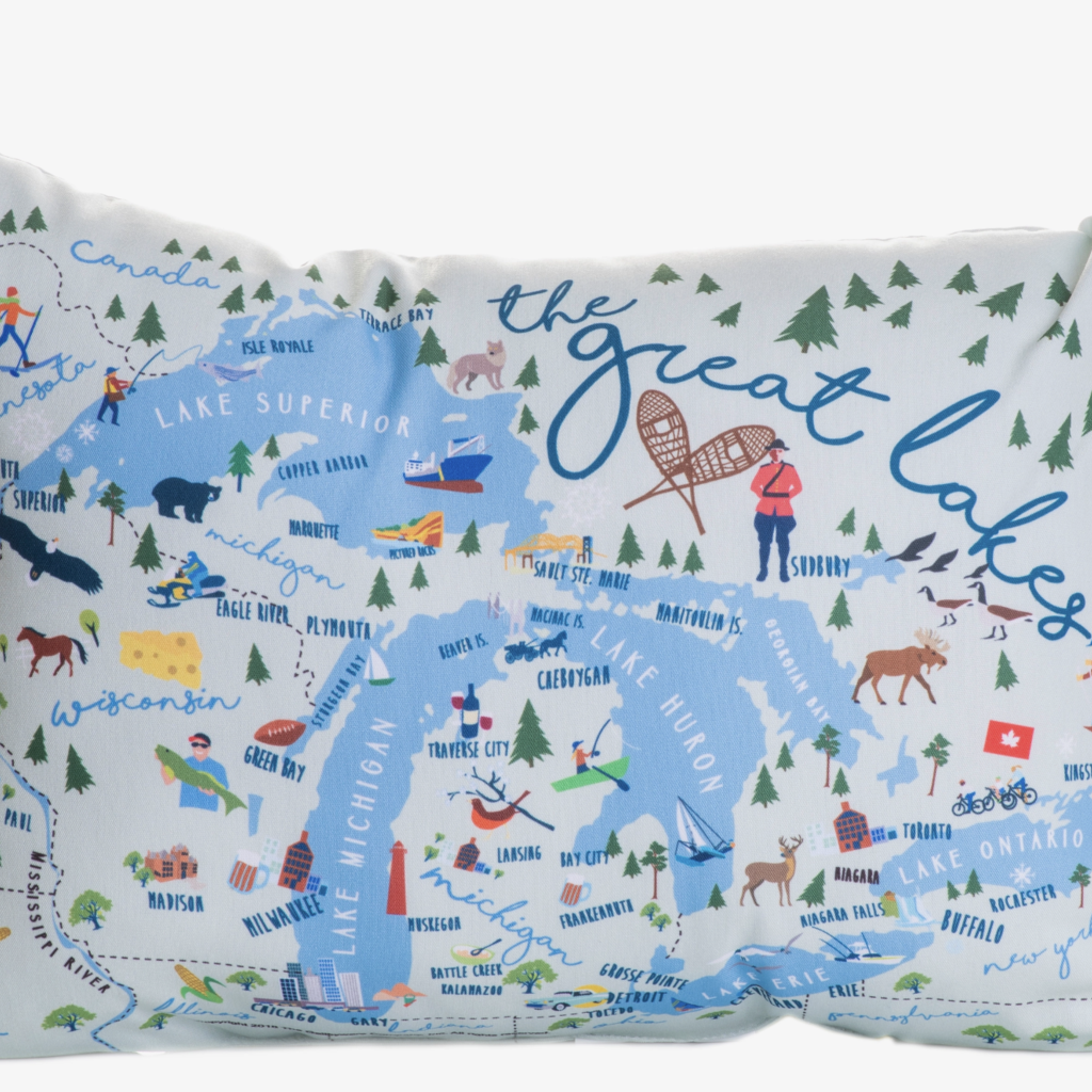 Great Lakes Lumbar Pillow
