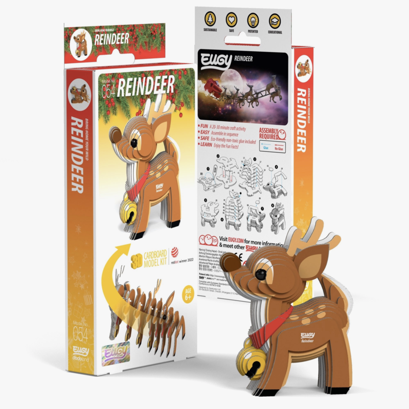 3D Reindeer Puzzle