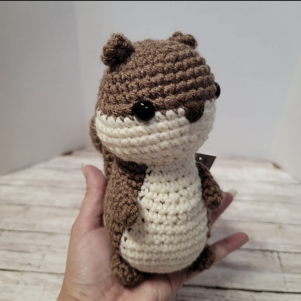 Nickel Creek Stitches LLC Crochet Squirrel Tame Tail