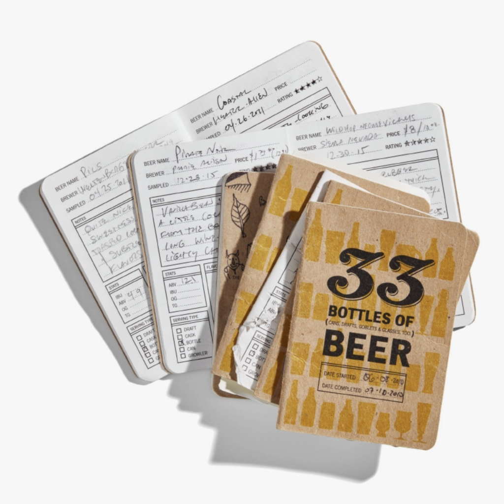 33 Bottles of Beer Tasting Notebook