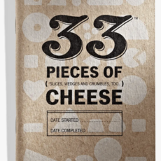 33 Pieces of Cheese Tasting Notebook