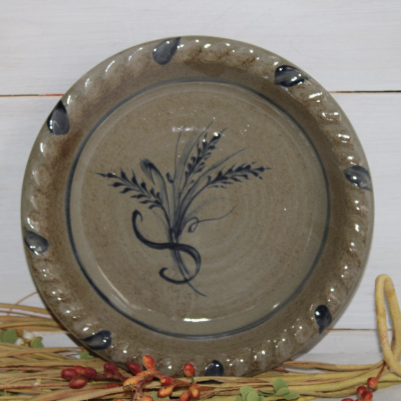 Farmhouse Wheat Pie Plate