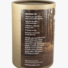 Northwoods Tea & Herb Mushroom Ground Coffee - Decaf