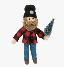 Faire (Bright Ideas Christmas Collection) Lumberjack Felted Ornament