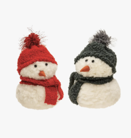 Small Sitting Snowman