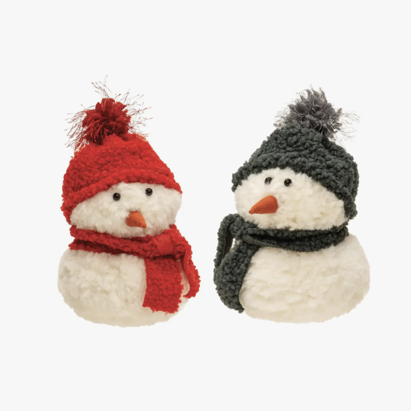 Small Sitting Snowman