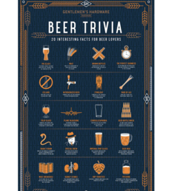 Gentlemen's Hardware Beer Trivia Puzzle