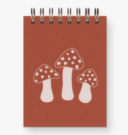 Volume One Mushroom Mini Jotter Notebook: Red