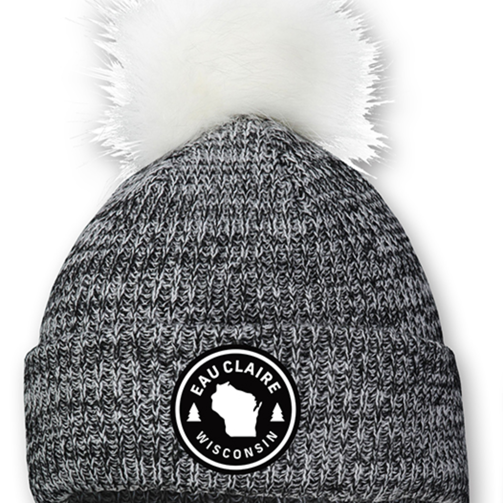 First & Foremost Eau Claire Trees Fur Pom Hat