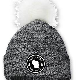 First & Foremost Eau Claire Trees Fur Pom Hat