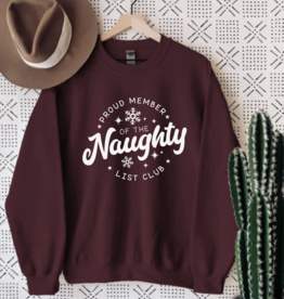 Naughty List Holiday Sweatshirt