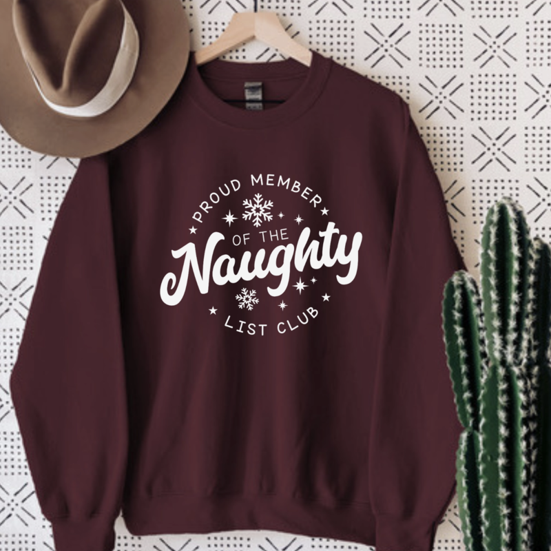 Naughty List Holiday Sweatshirt