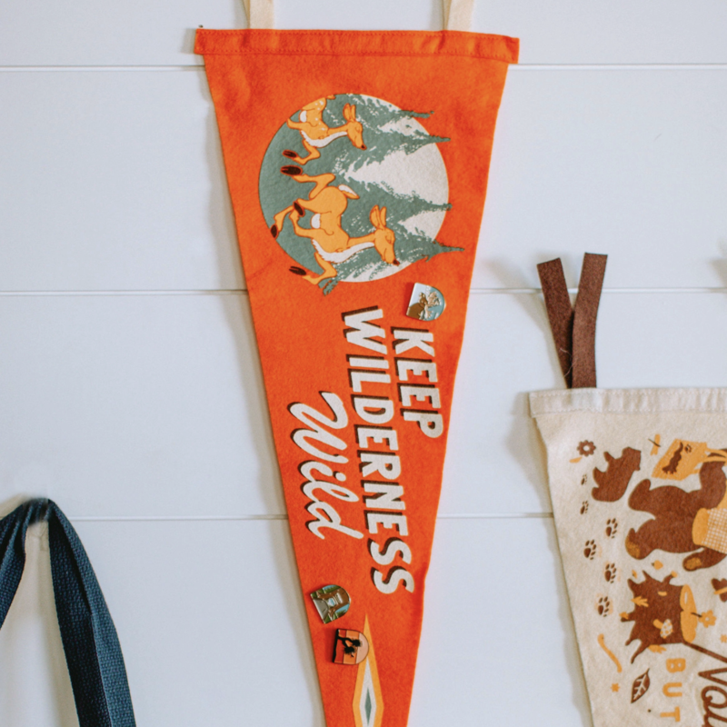 Good & Well Supply Co. Keep Wilderness Wild Pennant