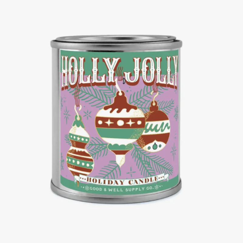 Holly Jolly Holiday Candle