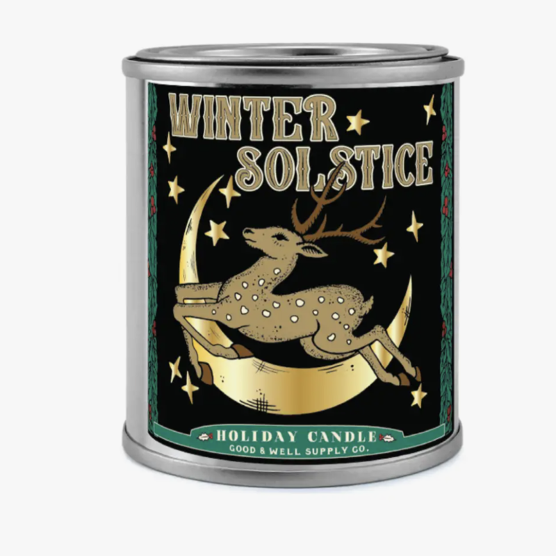 Winter Solstice Holiday Candle