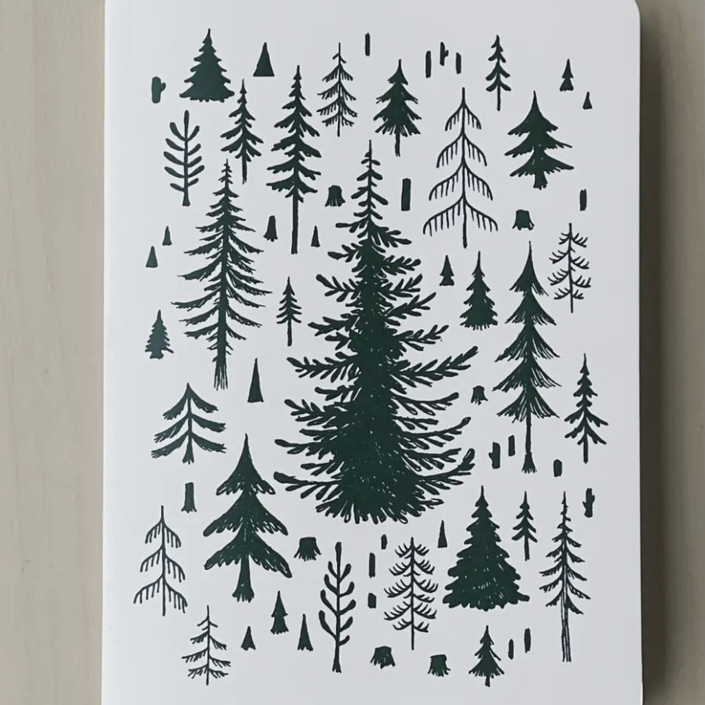 Mini Trees Notebook