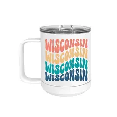 Insulated Camp Mug - Groovy Wisconsin