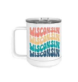 Insulated Camp Mug - Groovy Wisconsin