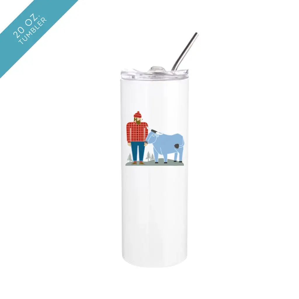 Creative Compass Insulated Tumblers - 20 oz. Paul Bunyan + Babe