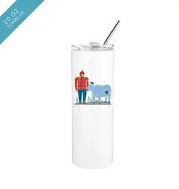 Creative Compass Insulated Tumblers - 20 oz. Paul Bunyan + Babe
