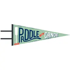 Gibbs Smith Paddle Your Canoe Pennant