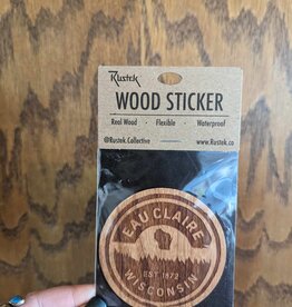 Rustek Collective Wood Sticker - Eau Claire Forest