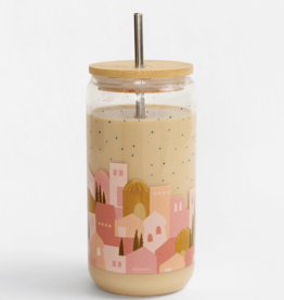 Post Pippi Nativity Glass Can