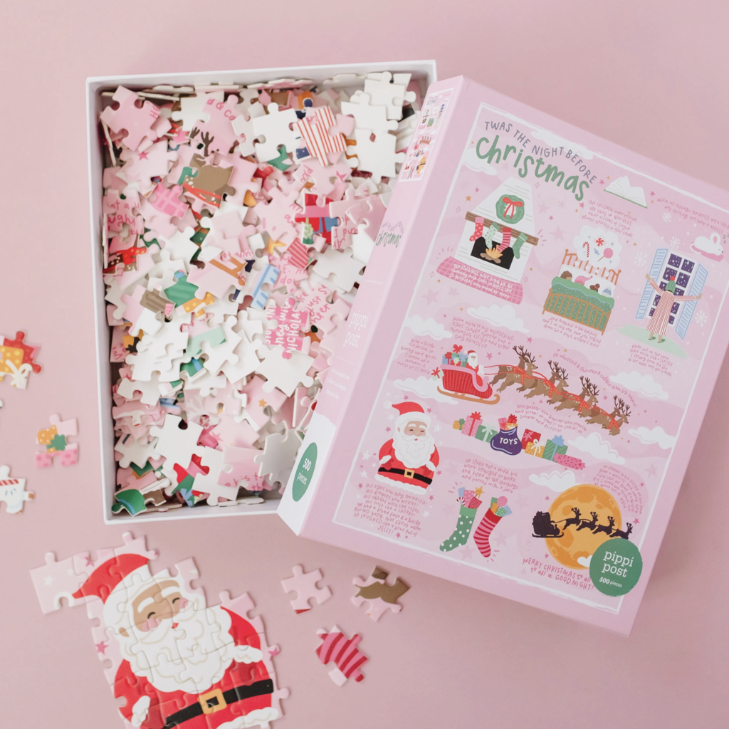 Pippi Post Twas The Night Before Christmas - 500 Piece Jigsaw Puzzle