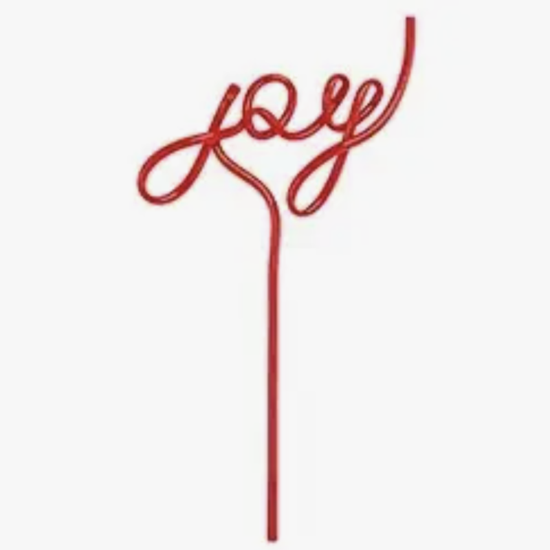 Volume One Word Straw - Joy