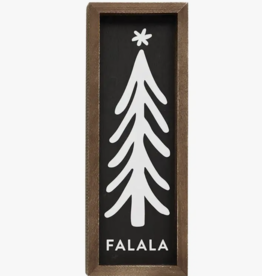 Volume One Wood Sign - Fa La La Tree