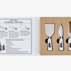Volume One Holiday Cheese Knives Book Box - Set of 3