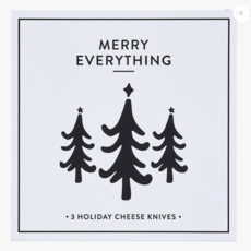 Volume One Holiday Cheese Knives Book Box - Set of 3