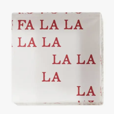 Volume One Mini Lucite Block - Fa La La