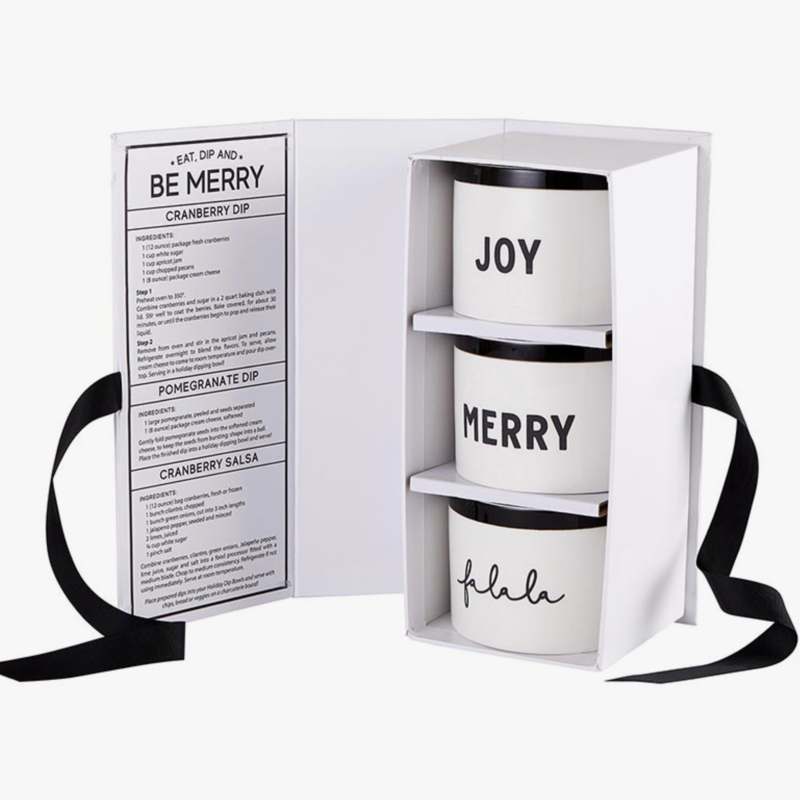 Volume One Holiday Dip Bowl Book Box (Eat, Dip, & Be Merry)