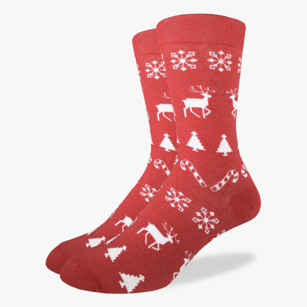 Good Luck Sock Crew Socks - Christmas Holiday