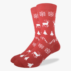 Good Luck Sock Crew Socks - Christmas Holiday