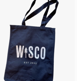 Wisco Navy Tote Bag