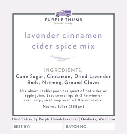 Purple Thumb Lavender Lavender Cinnamon Cider Mix