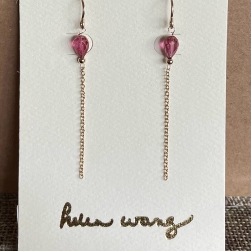 Helen Wang Jewelry 14K Gold Filled Mystic Pink Topaz Earrings