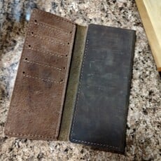Hutch Leather Works 3x Slim Wallet - Plain