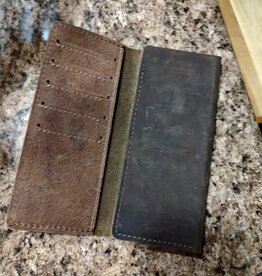Hutch Leather Works 3x Slim Wallet - Plain