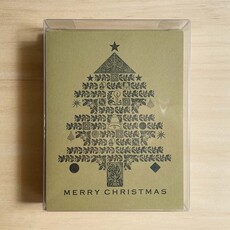 Greeting Card Pack - Pattern Tree Merry Christmas