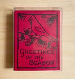Nesja Press Greeting Card Pack - Cardinal Greetings of the Season