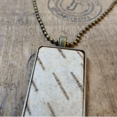 Fields Birch Bark Pendant Necklace