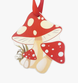 Buy Socks You All Vintage Mushroom Wooden Ornament