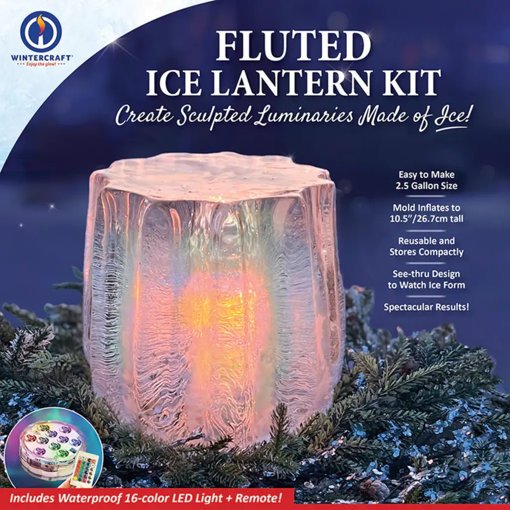 Wintercraft Fluted Ice Lantern Kit